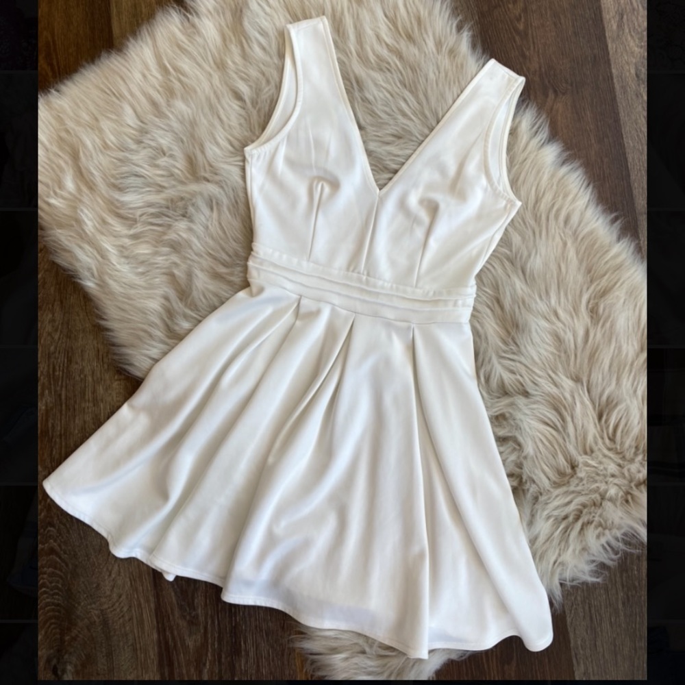 Backless skater style dress